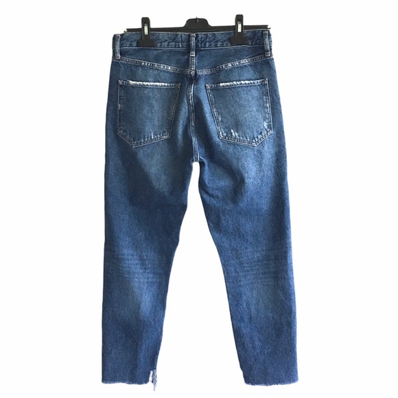 AGOLDE High Waisted Jamie Straight Lowdown Blue 28 - Picture 11 of 13